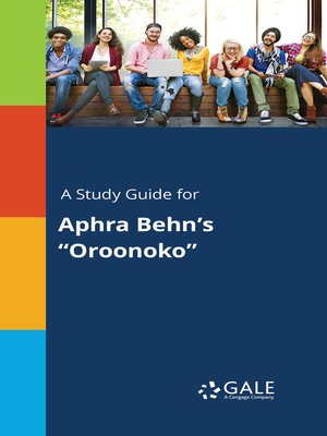 cover image of A Study Guide for Aphra Behn's "Oroonoko"